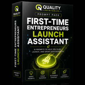 First-Time Entrepreneurs Launch Assistant