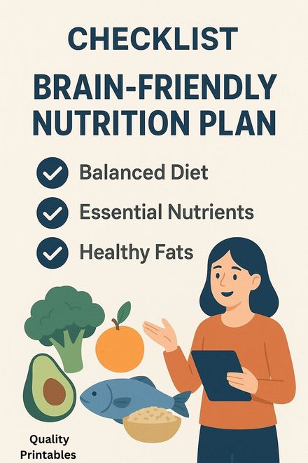 Brain-Friendly Nutrition Plan