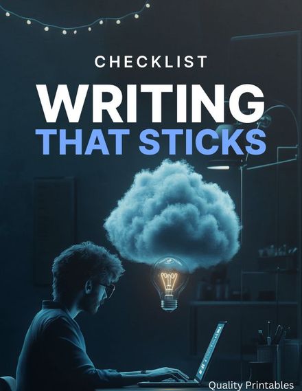 Writing That Sticks - Checklist