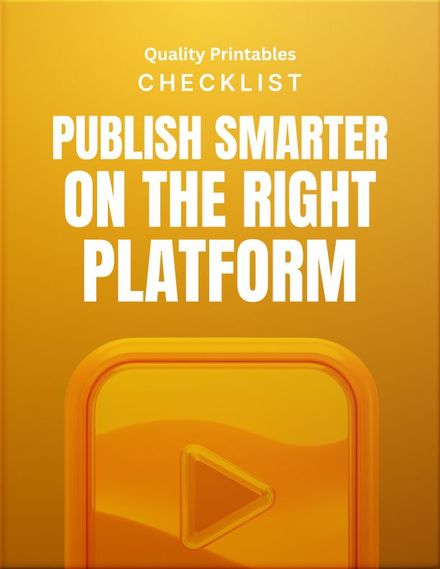 Publish Smarter on the Right Platform
