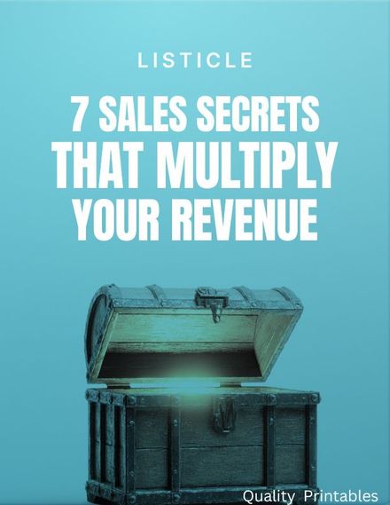 7 Sales Secrets That Multiply Your Revenue