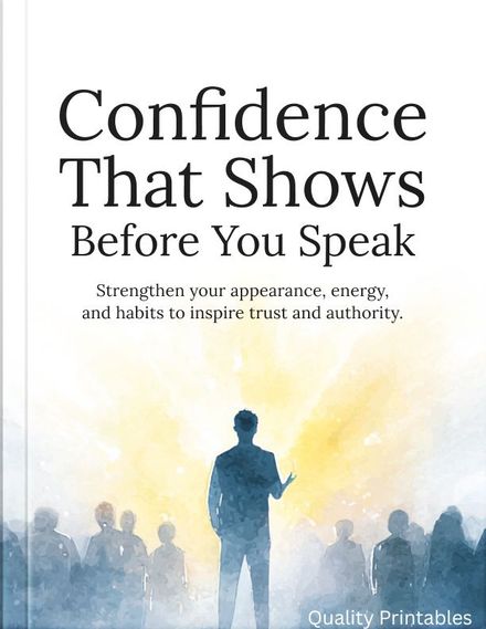 Confidence That Shows Before You Speak