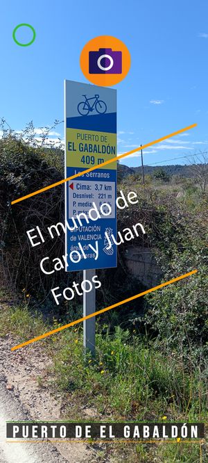 ⚫ Cartel puerto de El Gabaldón