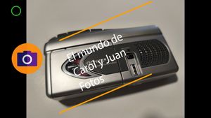 ⚫Grabadora analógica y mini cinta de cassette vintage