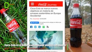 🟢Coca-Cola es el mayor contaminador plástico del mundo por segundo año 29 diciembre 2019