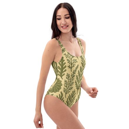 Costume da bagno intero Alghe Marine: Botaniche sotto le onde