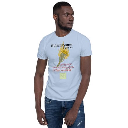 T-Shirt Helichrysum POWERS: Anti-Age e Anti-Bullshit!
