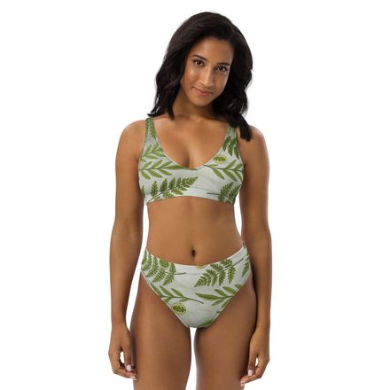 Bikini &quot;Felce Verde: Eleganza Selvaggia&quot;