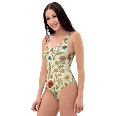 Costume da Bagno Intero &quot;Fiori di Campo: l&#x27;Estate addosso!