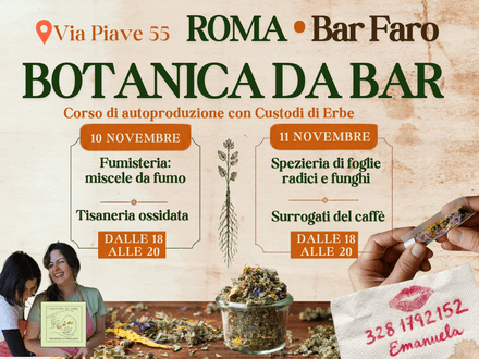Corsi di erbe a Roma – 10 e 11 novembre