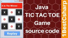 Java TIC-TAC-TOE Game Source Code