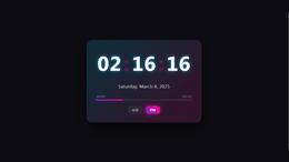 CSS And JavaScript - Digital Clock