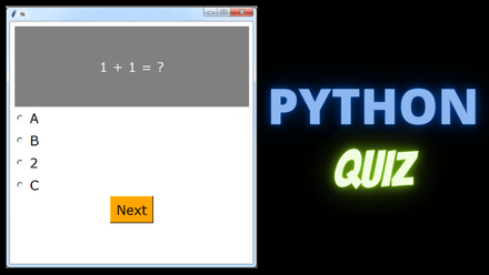 Python Tkinter - Quiz App Source Code