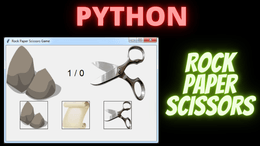 Python Tkinter - Rock Paper Scissors Game Source Code