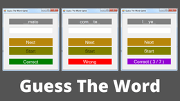 VB.Net Guess The Word Game