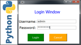 Python Login Form With MySQL Database