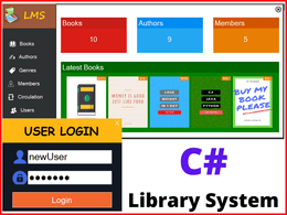 C# Library Management System Source Code