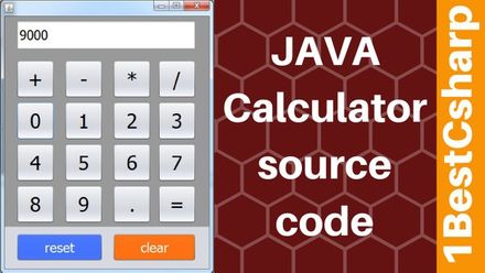 Java Calculator Source Code