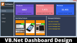 VB.Net - Dashboard Design