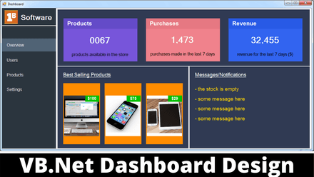 VB.Net - Dashboard Design