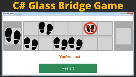 C# Glass Bridge Game Source Code