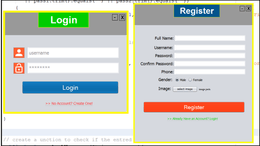 JAVA Login And Register Form With MySQL DataBase