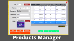 VB.Net Products Manager With MySQL Database