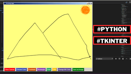 Python Tkinter Drawing App