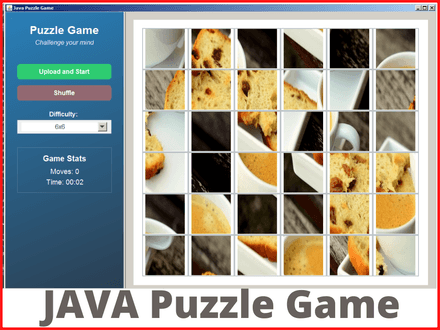 Java Swing Puzzle Game Source Code