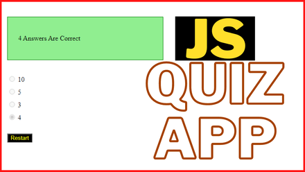 JavaScript Simple Quiz Program