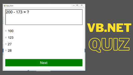 VB.Net Quiz App Source Code