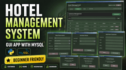 Python Tkinter Hotel Management System Source Code