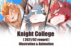 February 2021 reward Argo Julius Diederich [Knight college] Live2D animation set