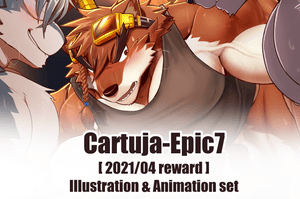 April 2021 reward Cartuja [Epic7] loopable Live2D animation set