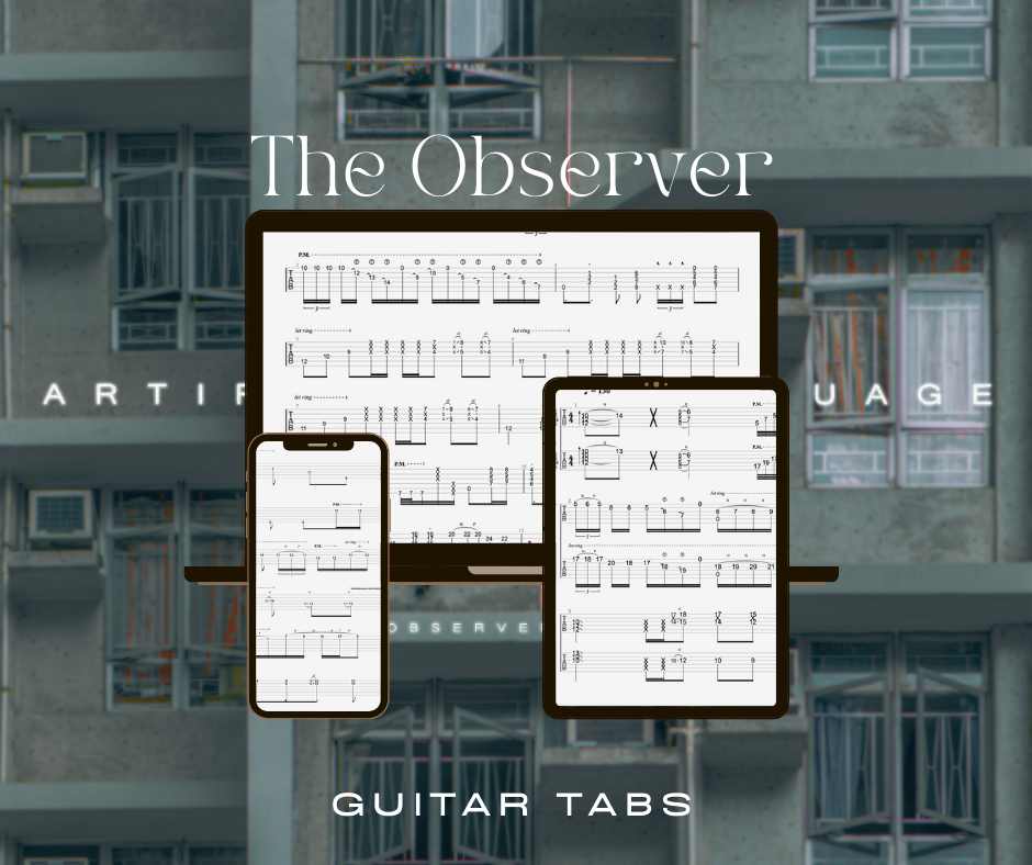 Smoke & Mirrors Guitar Tabs + Backing track