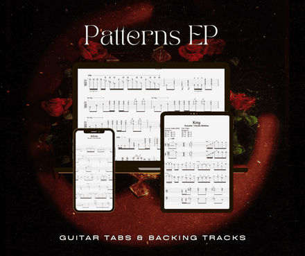 Patterns EP Guitar Tabs + Backing Tracks 
