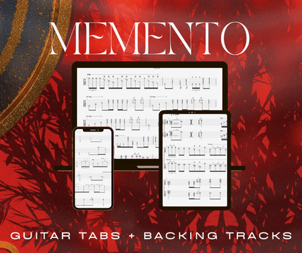 &quot;Memento&quot; Album - Guitar Tabs + Backing Tracks