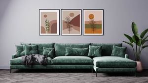 Boho Abstract Modern Wall Art