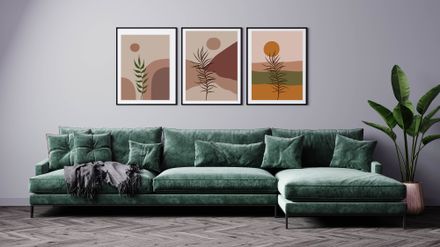 Boho Abstract Modern Wall Art