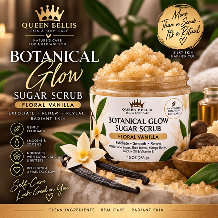 Botanical Glow Sugar Scrub — Floral Vanilla