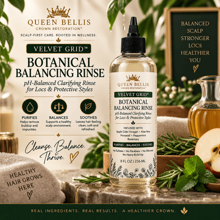 Queen Bellis Velvet Grid™ Botanical Balancing Rinse