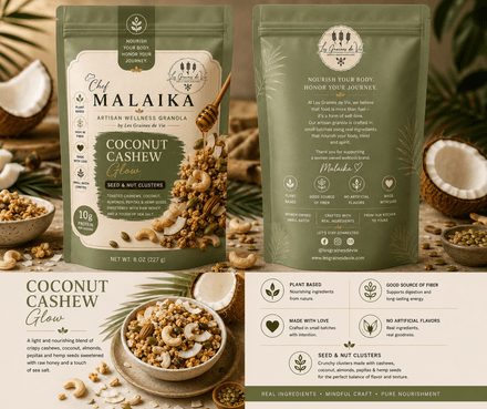 Coconut Cashew Glow Granola