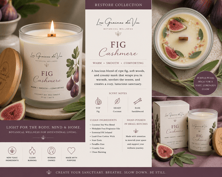 Fig Cashmere Wellness Candle