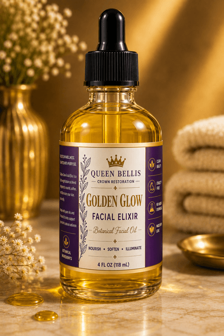 Queen Bellis Golden Glow™ Facial Elixir