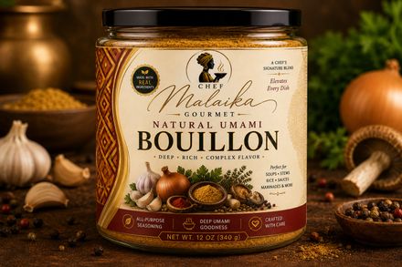 Natural Umami Bouillon with Smoked Paprika &amp; Shiitake