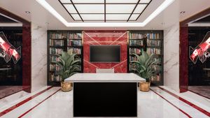 3D Virtual Set - Boss Office 16