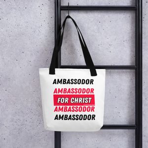 Ambassodor for Christ™ Tote Bag | Bold Christian Faith Accessory | Goshen Legacy™