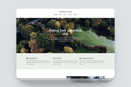 Central Park FREE