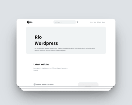 Rio Wordpress