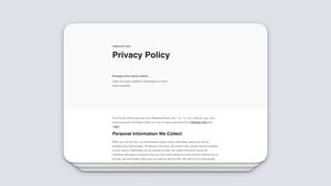 Page Privacy Policy